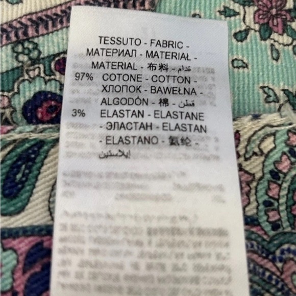 Gaëlle Paris Boho Paisley Patchwork Shorts Women’s Fringe Hem Festival Vibe - Picture 12 of 12